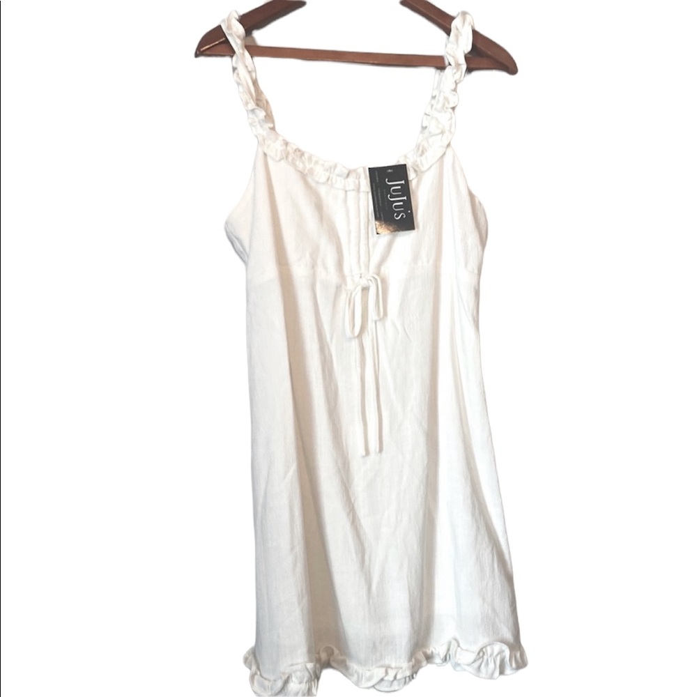 Loveriche Ivory/Cream Sleeveless Dress